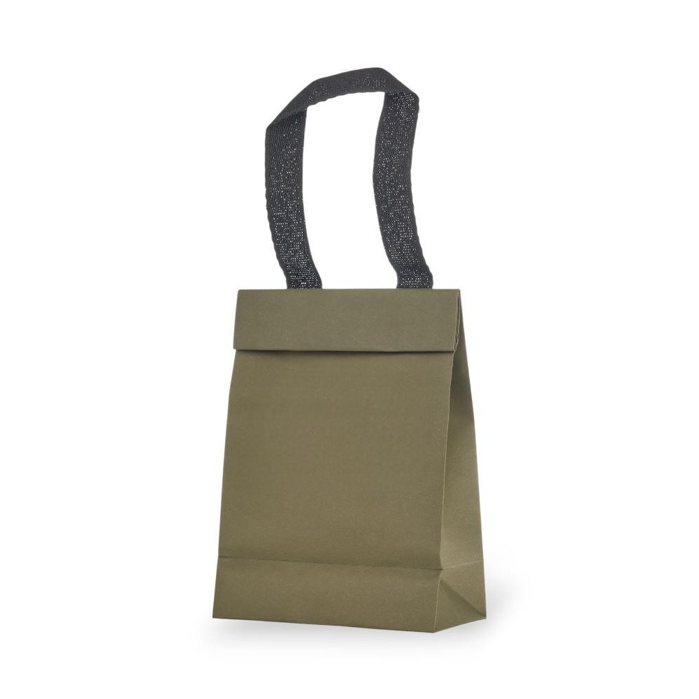 BORSA CARTA 16X8CM SAGE